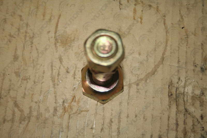 Wheel bolts and nut assembly-right; consume inventory-1