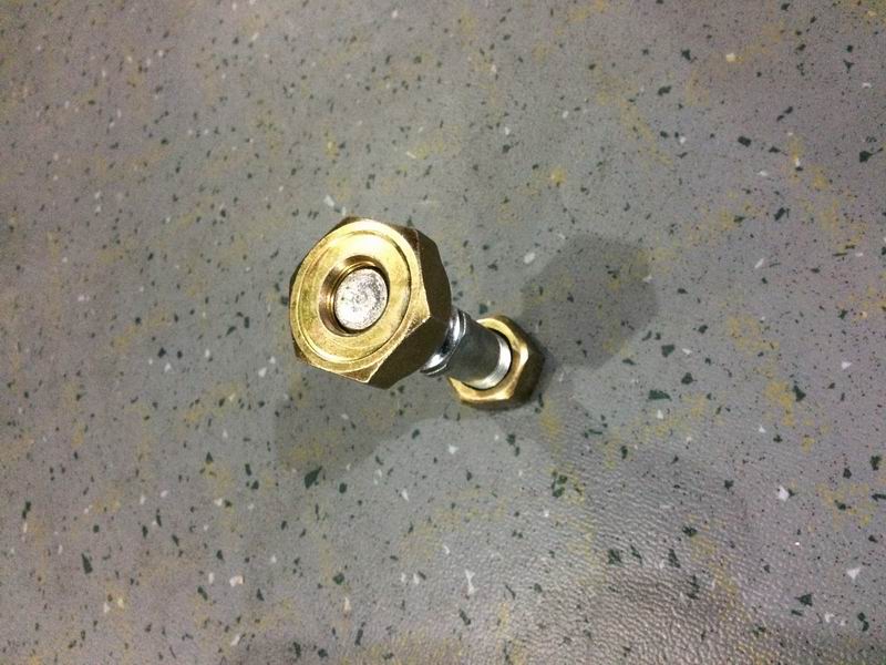 Wheel bolts and nut assembly-left; contains 3 pieces; wheel nut S=41-2