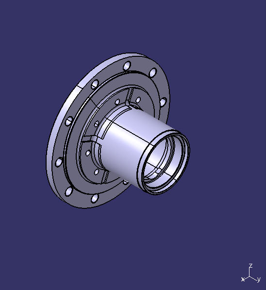 Hub, front, φ335, φ280.8