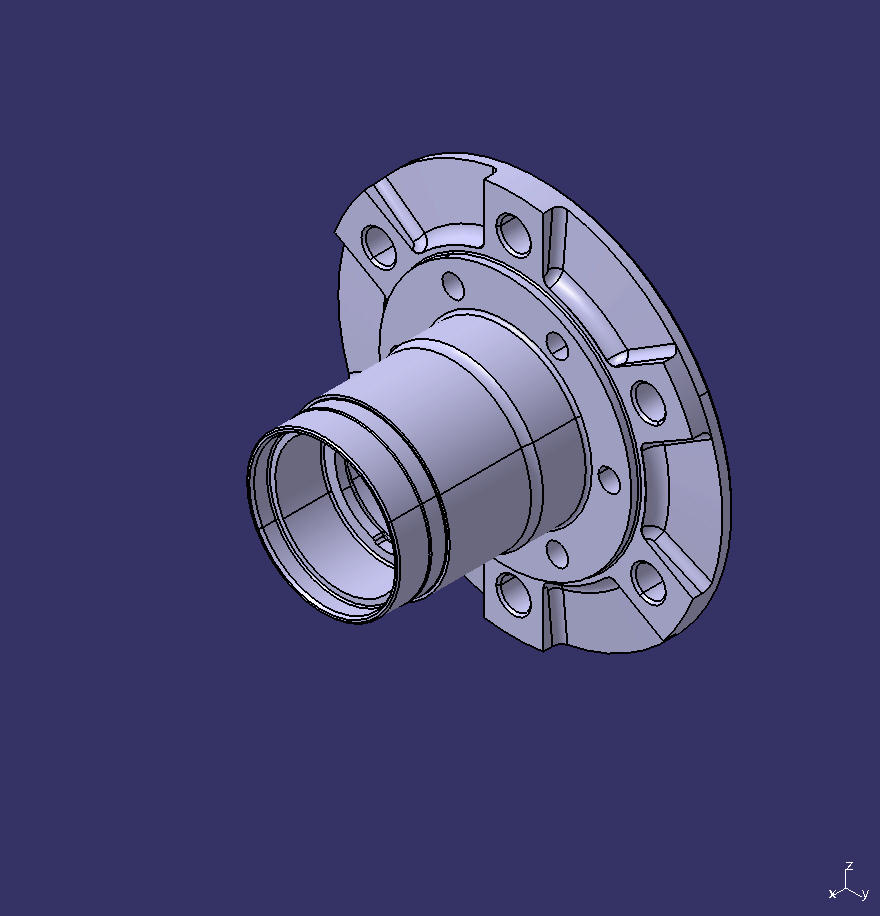 Ступица колеса передняя, ​​φ 205 , ж 160 .8