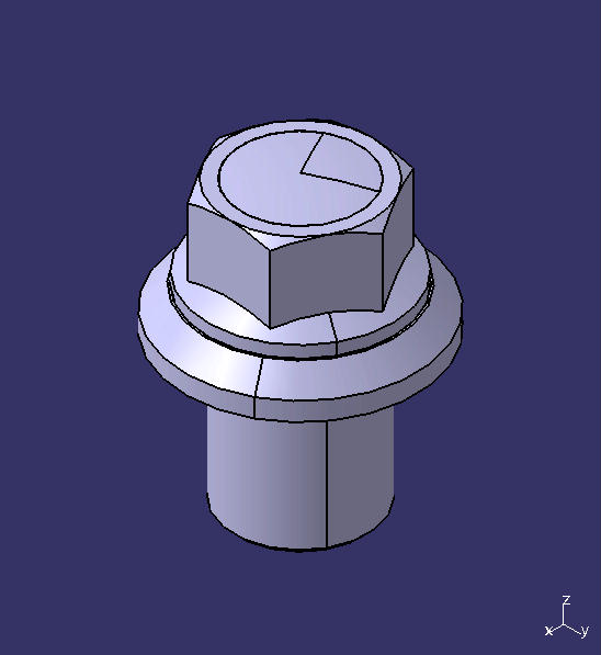 Car wheel nut, M22*1.5, rear wheel