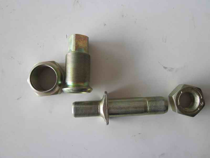 Wheel bolts and nut assembly-right; consume inventory-1