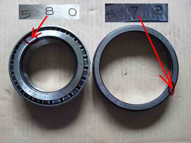 External bearing of wheel hub; imported