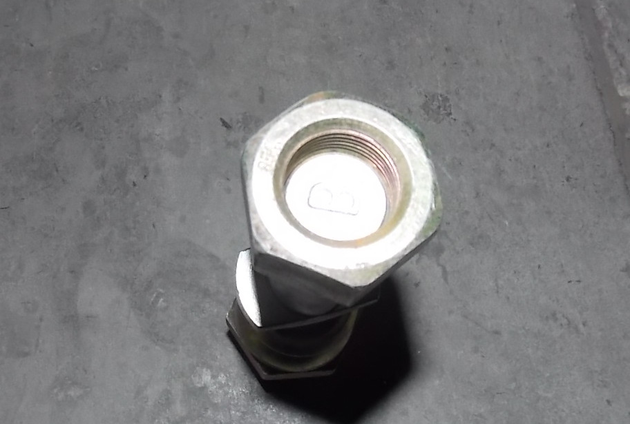 Wheel bolts and nut assembly-left; consume inventory-2