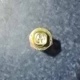 Right wheel bolt and nut assembly; contains 3 pieces-1