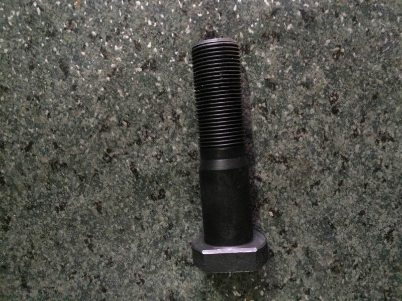 Wheel bolts, M20*1.5*82, 10.9, cut both sides