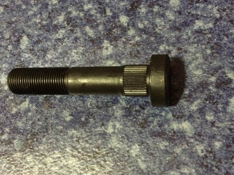 Wheel bolts, M18*1.5*93, 10.9, cut edges + knurled