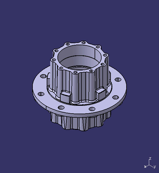 Wheel hub, rear, Φ275, Φ220.8