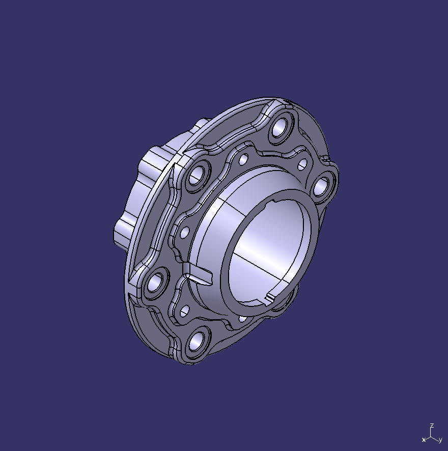 Wheel hub, rear, φ222.25, φ173.8