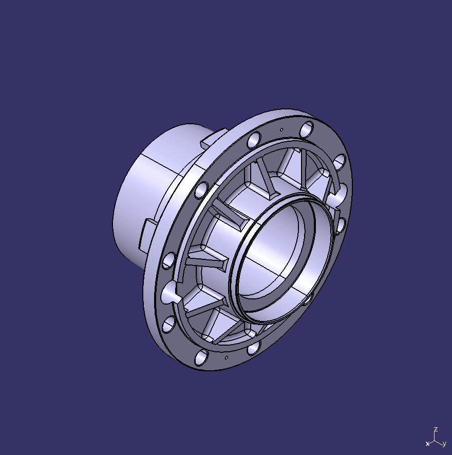 Wheel hub, rear, Φ335, Φ280.8