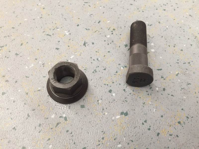 Wheel bolts and nut assembly; including 2 pieces-1