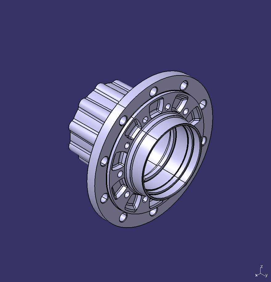 Wheel hub, rear, φ335, φ280.8