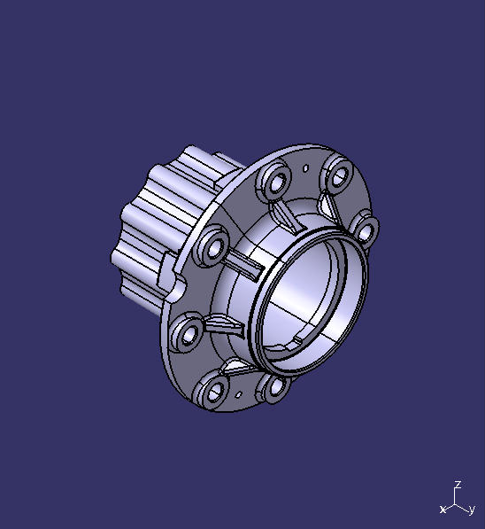 Wheel hub, rear, φ275, φ220.8