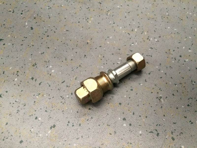 Wheel bolts and nut assembly-left; contains 4 pieces-1