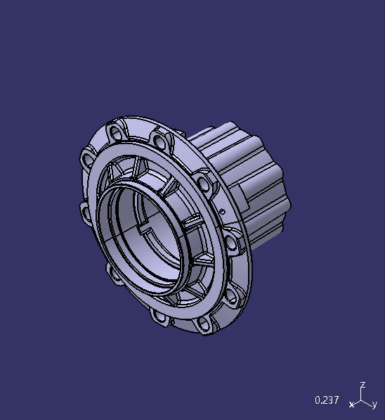 Wheel hub, rear, φ335, φ280.8