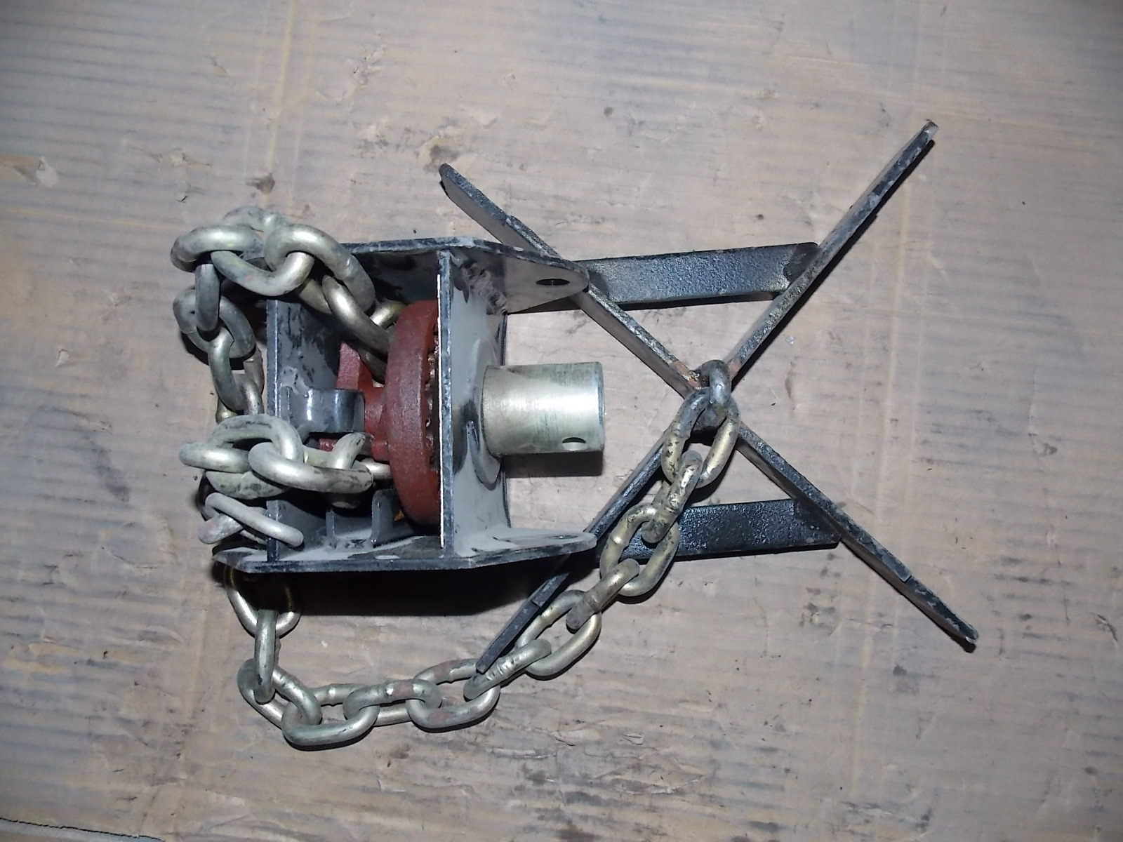 D Spare tire lifter (non-self-locking/stop 222)-2