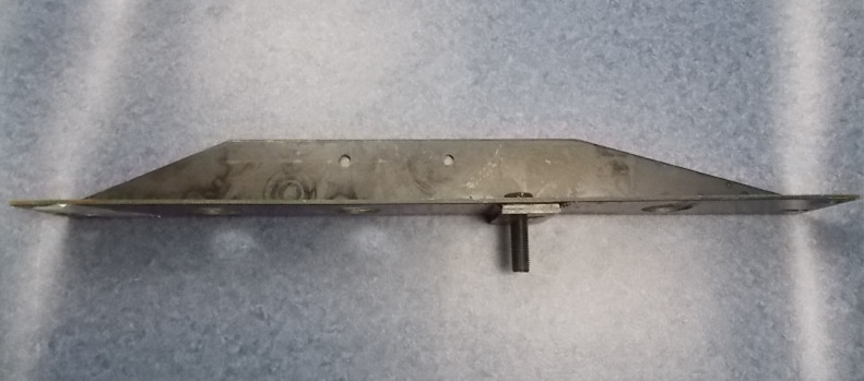 Spare tire bracket, front