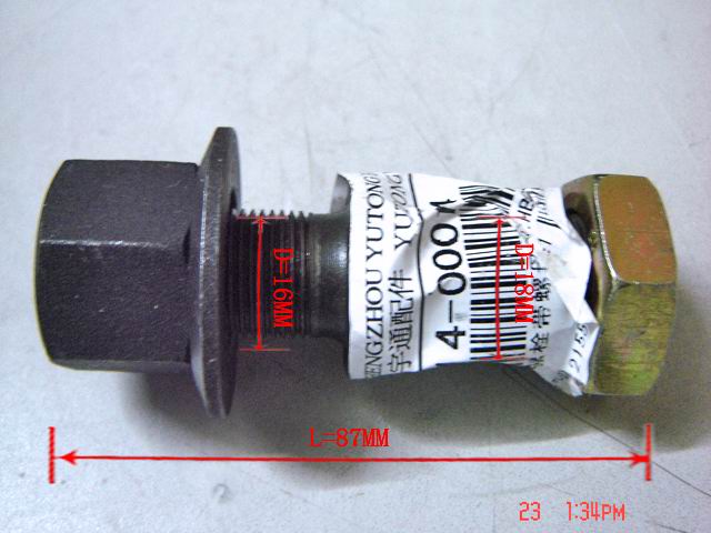 Wheel bolts and nut assembly