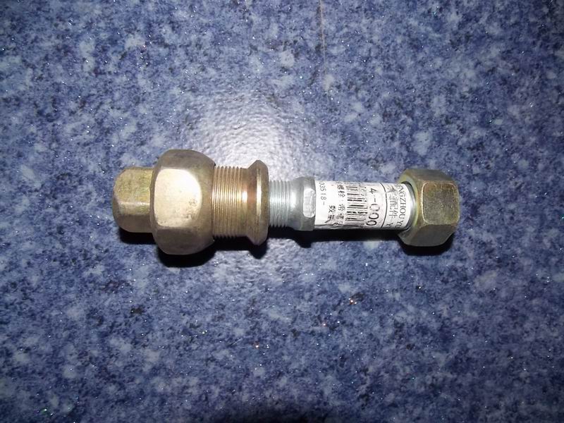 Wheel bolts and nut assembly-left; contains 3 pieces; consume inventory