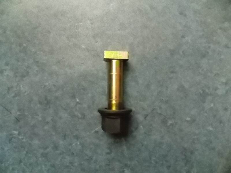 Wheel fastening bolts with nuts