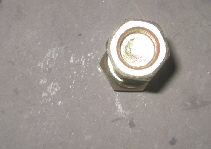 Wheel bolts and nut assembly-right; contains 2 pieces; consume inventory-1