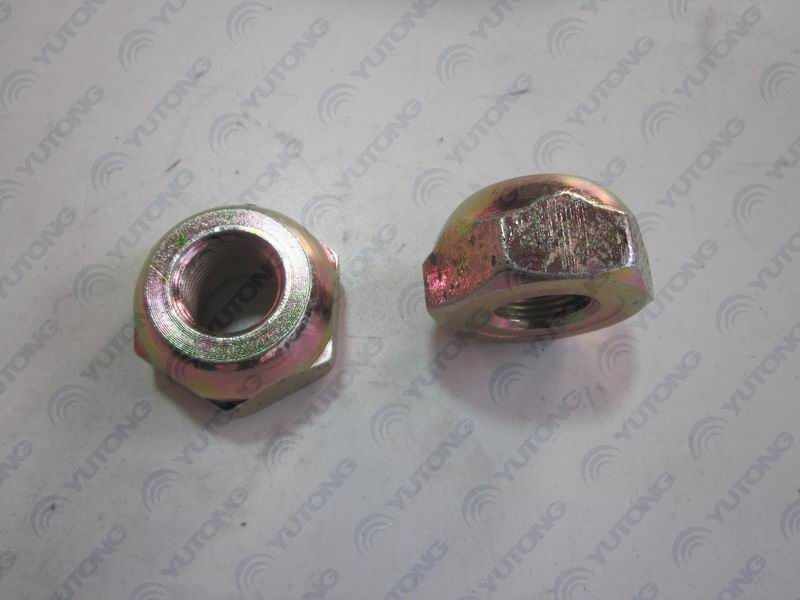 Left front wheel nut; consume inventory