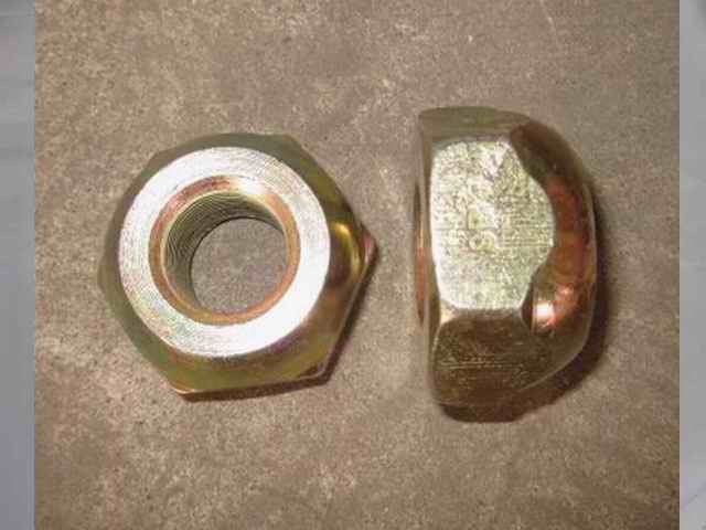 Right front wheel nut; consume inventory