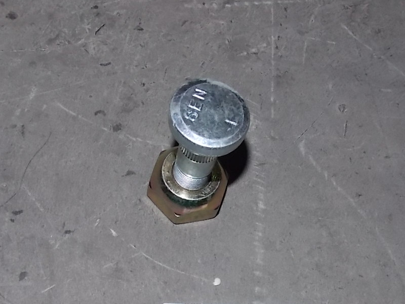 Wheel bolts and nut assembly-left; consume inventory