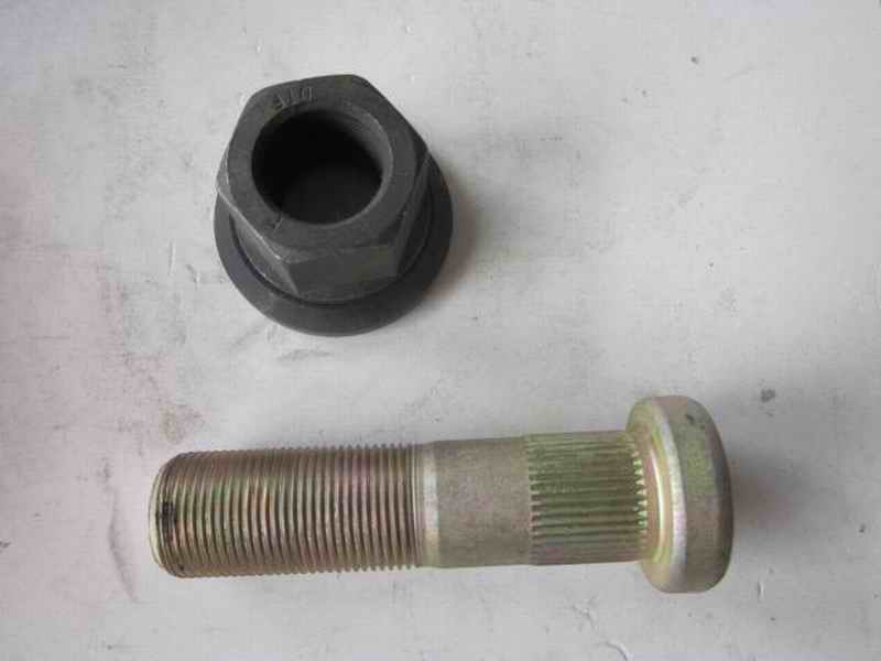 Wheel bolts and nut assembly; including 2 pieces