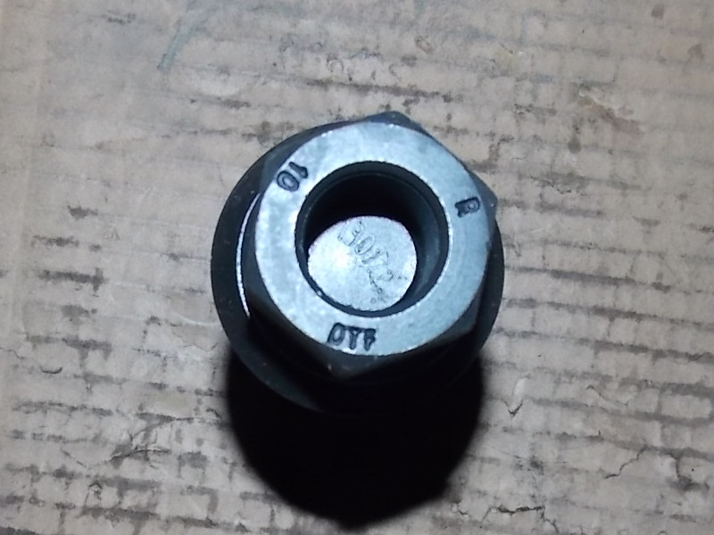 Wheel bolt nut assembly; contains 2 pieces