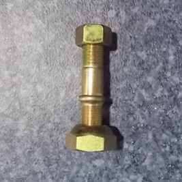Front wheel bolt nut-right