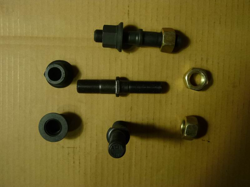 Wheel bolt nut; 2 pieces included