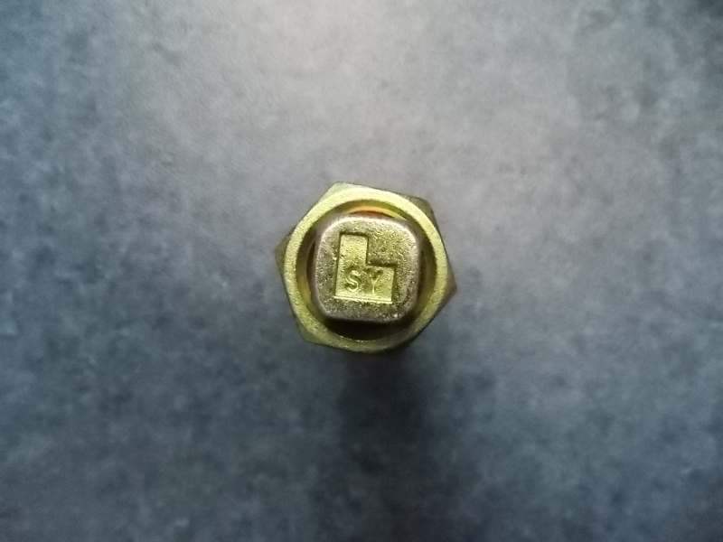 Wheel bolt nut assembly-left-2