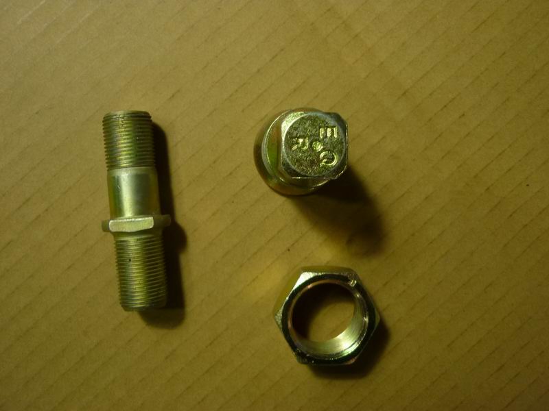 Wheel bolts and nut assembly-right; delete-3