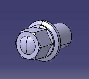 Car wheel nut, M18×1.5-10, equipped with aluminum wheel rear wheels-1