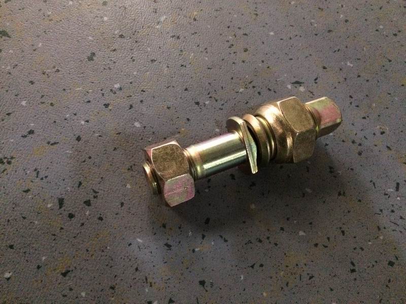 Wheel bolts and nut assembly-left; contains 4 pieces