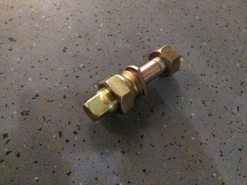 Wheel bolts and nut assembly-left; contains 4 pieces-1