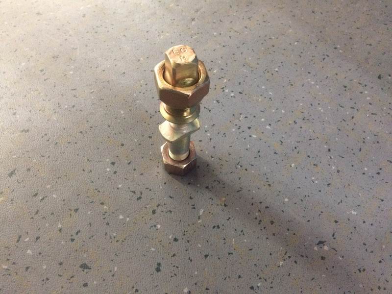 Wheel bolts and nut assembly-right; contains 4 pieces-1