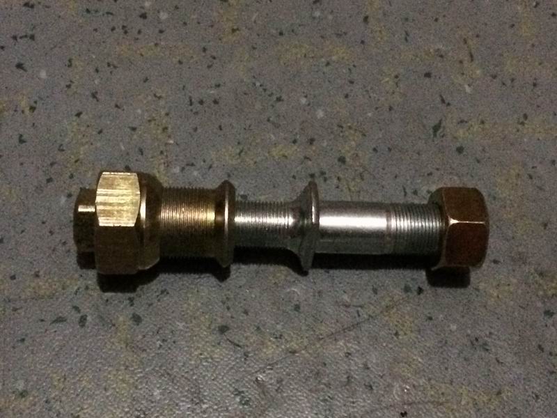 Wheel bolts and nut assembly-left; contains 4 pieces