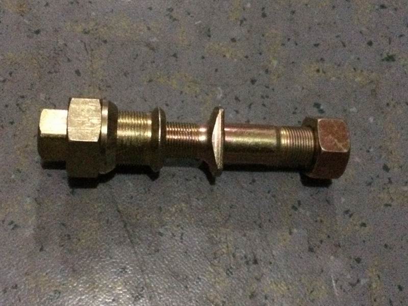 Wheel bolts and nut assembly-right; contains 4 pieces