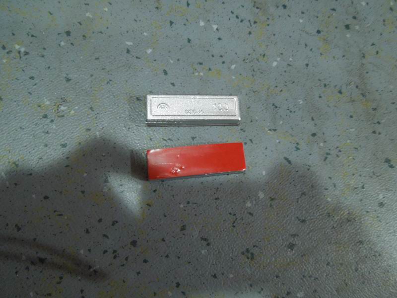 Tire balance block, 9.00×22.5, 100g, bonding type