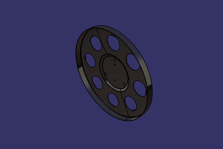 Half-size wheel decorative cover (outer diameter Φ394/height 38)