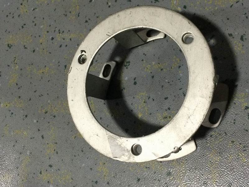 Half-size stainless steel wheel cover front bracket (Fangsheng 4.5t disc bridge)