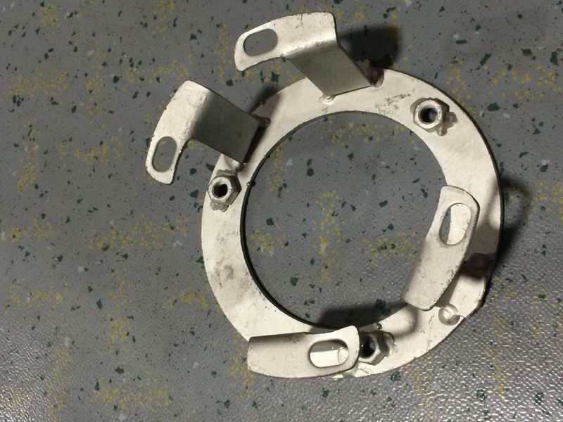 Half-size stainless steel wheel cover front bracket (Fangsheng 4.5t disc bridge)-1