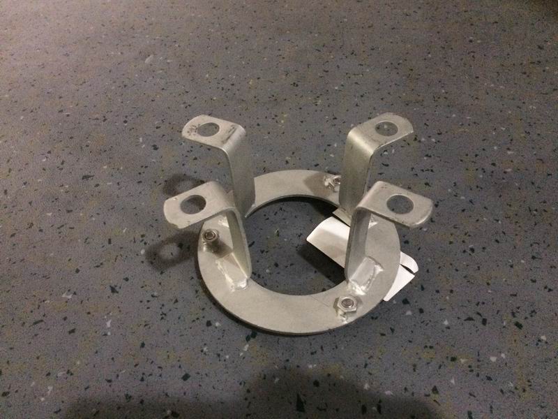 Half-size stainless steel wheel cover bracket (rear axle)-2