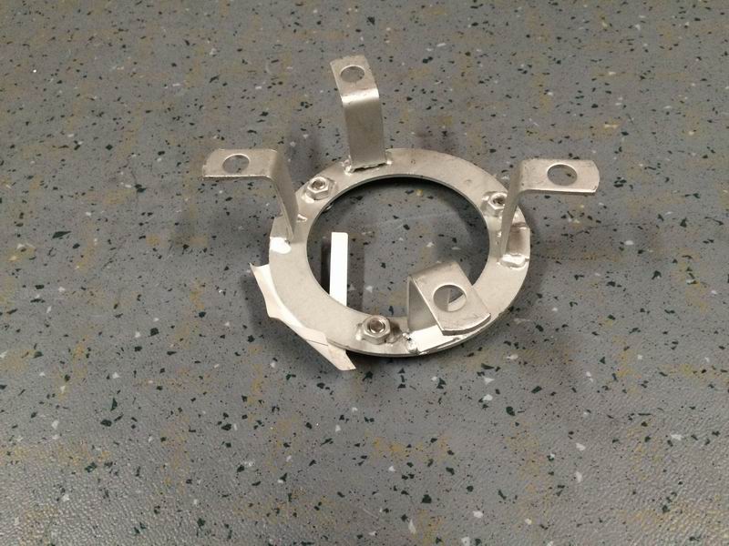 ( 115 ) Задний кронштейн для декоративной крышки колеса из нержавеющей стали половинного размера.-1