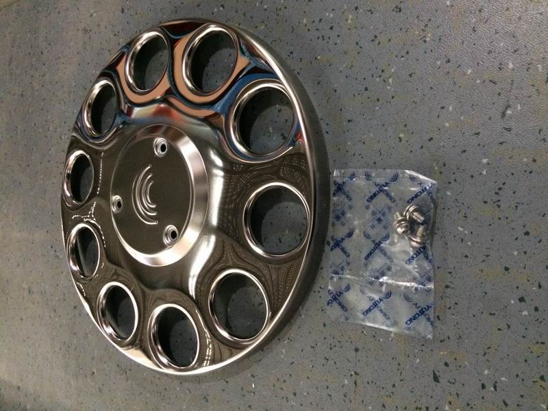 Half-size wheel decorative cover, outer diameter φ430, distribution circle 10-φ335-2
