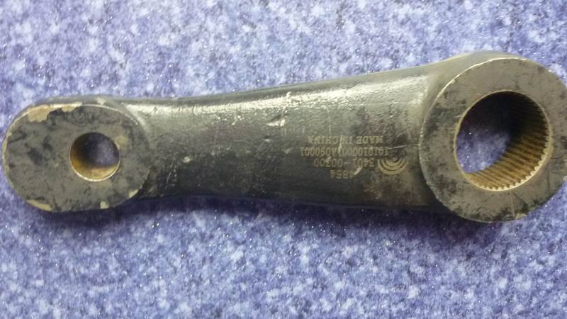 Steering draped arm, big end 2 5/32