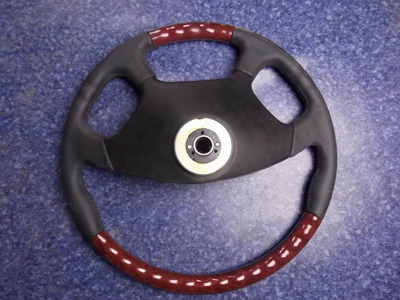 Steering wheel assembly, φ480, genuine leather, conventional buttons