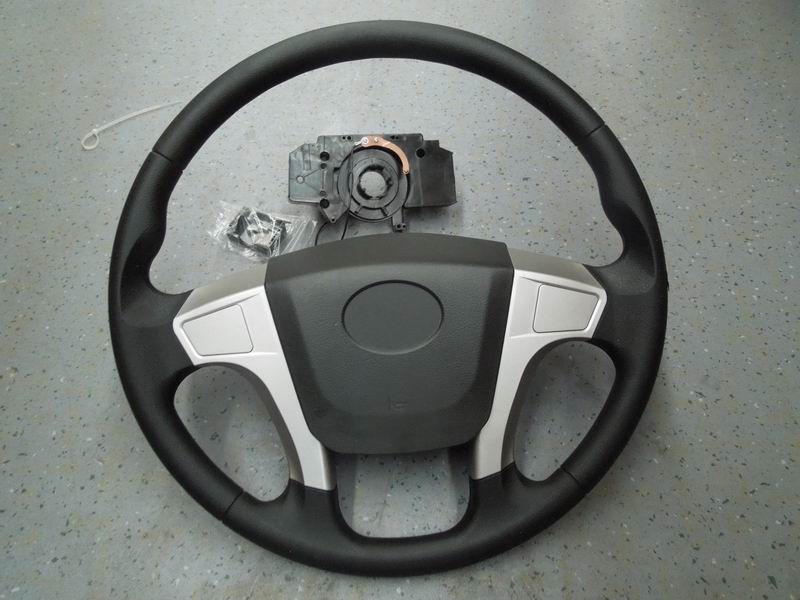 Steering wheel assembly, φ480, plastic, conventional buttons